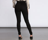 High Rise Slit Skinny Jeans insstreet